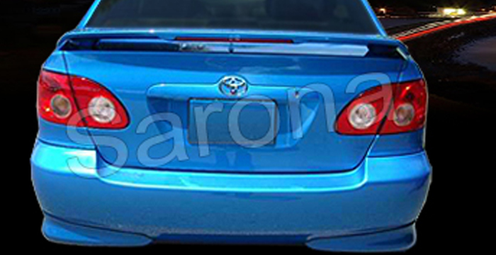 Custom Toyota Corolla  Sedan Rear Lip/Diffuser (2005 - 2008) - $320.00 (Part #TY-005-RA)